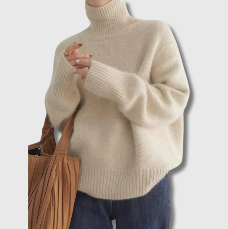 CHIARA – Maglione Dolcevita Morbido e Avvolgente