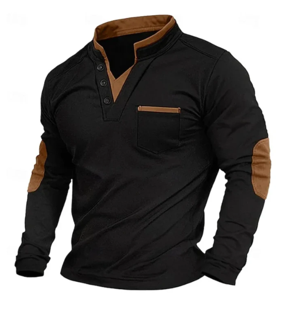 MAURO - Felpa da Uomo con Scollo a V