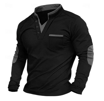 MAURO - Felpa da Uomo con Scollo a V