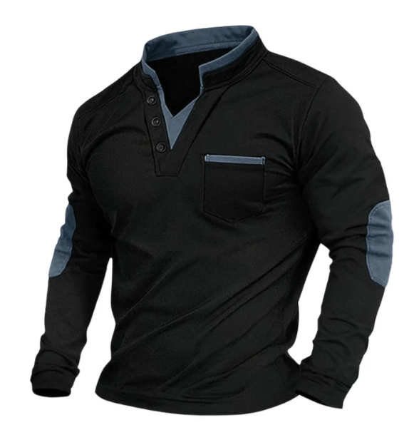 MAURO - Felpa da Uomo con Scollo a V